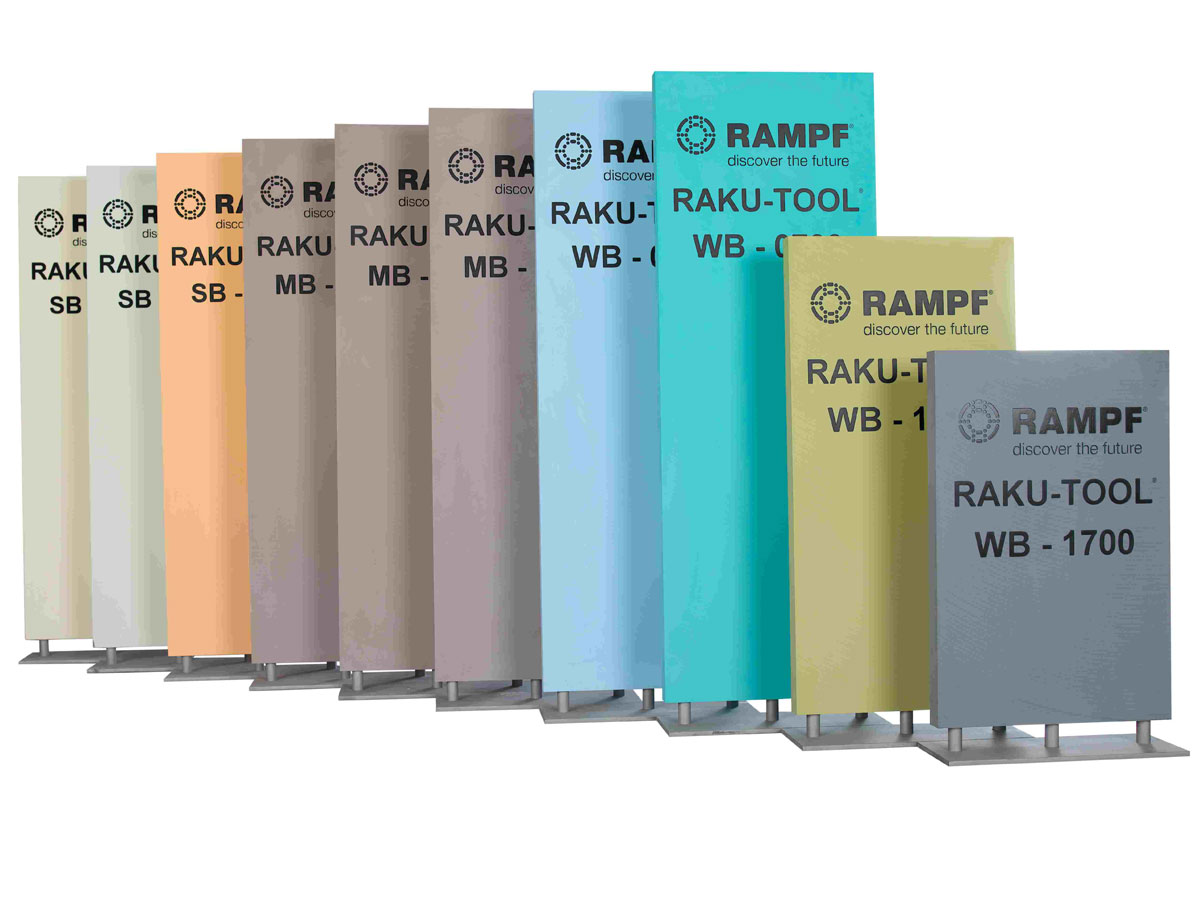 MODEL RESINE prodotti Rampf Tooling leader mondiale nella produzione di tavole fresabili